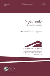Ngothando SATB choral sheet music cover